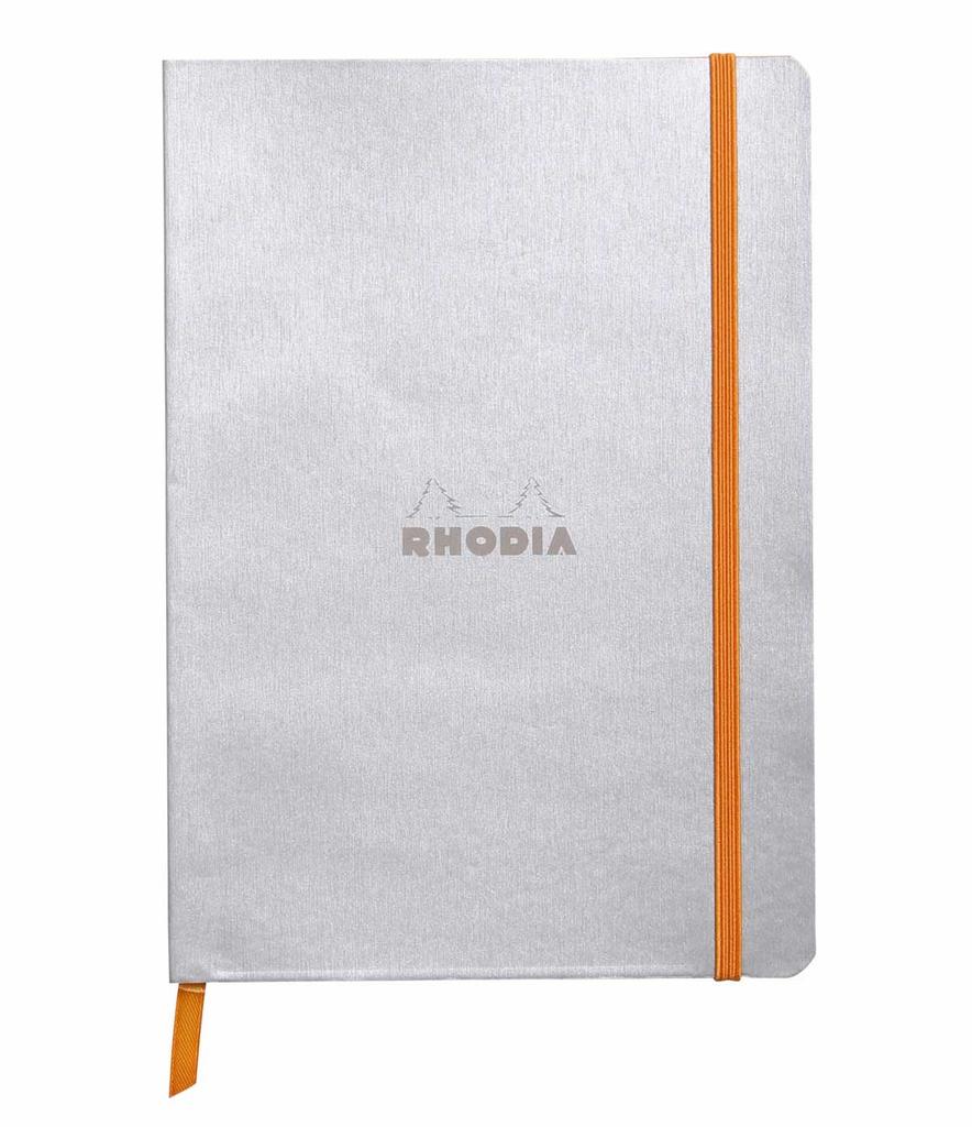 Rhodia Softcover 160 Horizontal Ivory Italian Faux Leather PEFC RHODIA Cf117401 Notebook, Rhodiarama, Notebook, A5, Pages, Ruled, Paper, 90g/m²,