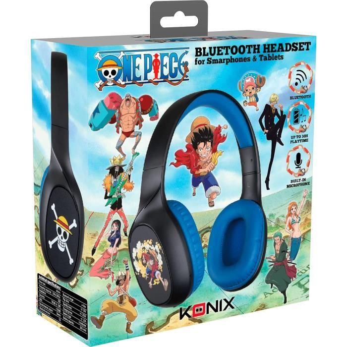 Casque Bluetooth - Konix - One Piece - Blanc - Sans Fil - Couleurs De One Piece