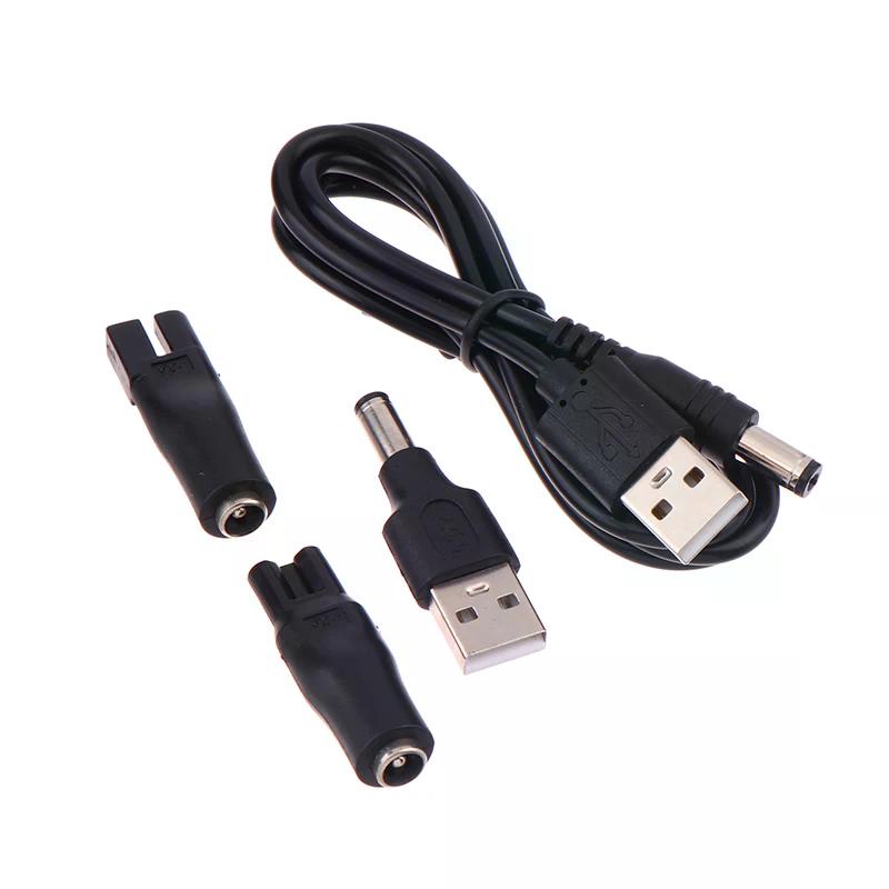 1/6/7/8 Stück Ersatz-Netzkabel 5V Ladegerät USB-Adapter Geeignet für Alle Arten von Elektrischen Haarschneidern Bartschneider Rasierern