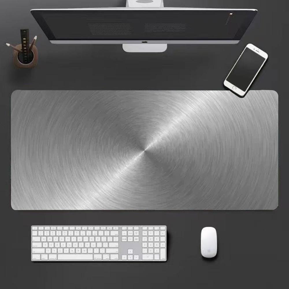 Metal Mouse Pad large keyboard mouse desk pad nonslip rubber gaming mouse pad laptop mouse carpet