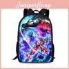 Dragon Ball Goku Printed Nylon Book Backpack For Students And Daily Use