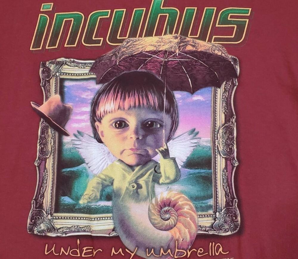

Incubus Band Under My Umbrella Shirt Red Unisex S5XL KY091 Unisex T-Shirt XL