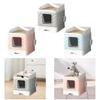 Cat Foldable Large Capacity Toilet for Small and Cats