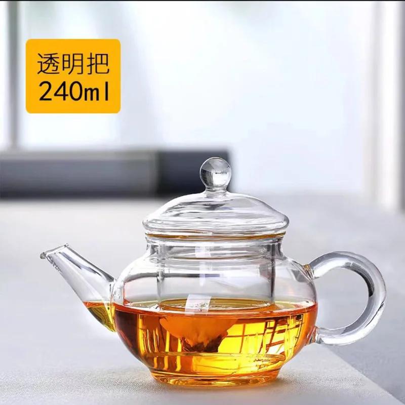 1000ML High Quality Heat Resistant Glass Tea Pot Practical Bottle Flower Tea Cup Glass Teapot with Infuser Tea Leaf Herbal