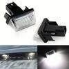 2PCS For Peugeot 206 207 307 308 407 5008 Partner Citroen C3 C4 C5 Xsara Picasso LED Number License Plate Lamp Light