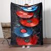 Soft & Cozy Flannel Throw Blanket with DJ Print - Perfect for Bed, Sofa, Camping | Easy Care, Machine Washable Available