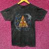Def Leppard Spell-Out Hysteria Glam Metal Rock Band Tee S