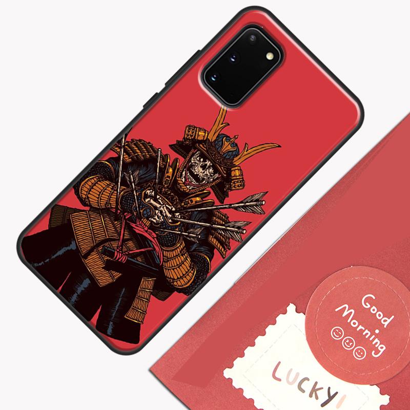Japanese Samurai Warrior Phone Case For Samsung Galaxy S23 S26 Ultra S20 S21 S22 S24 S25 Plus S10 S25 FE Cover Shell