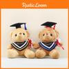 Doctor Teddy Hat Bear Cartoon Plush Toys Students Graduation Souvenir Gift Doll