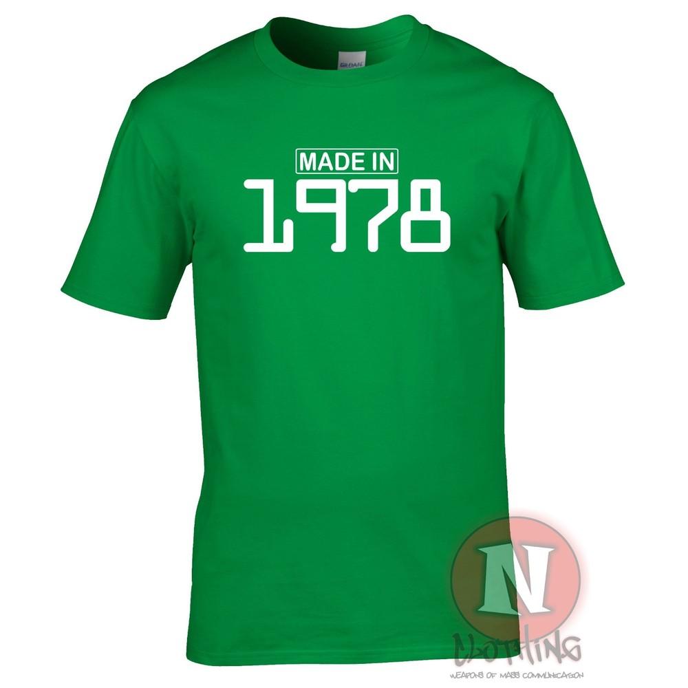Made In 1978 TShirt Birthday Celebration Funny Party Gift Present Teeshirt