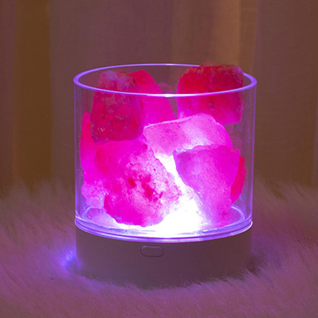 Salt Lamp, Himalayan Salt Stone Night Light   Lamp Portable USB   Purification Himalayan Salt Lamp Salt Lamp Bulbs with Salt  S That Not