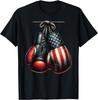 4th of July USA Flag Boxing Gloves for Boxer Training Gift Unisex T-Shirt