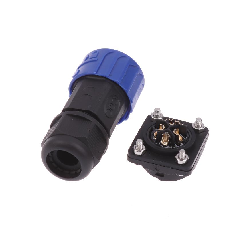 1Pcs 50A Energy Lithium Electric Bicycle Male Female Charging Port M23 2+1+5 Battery Connector Motorcycle Charger Plug Socket