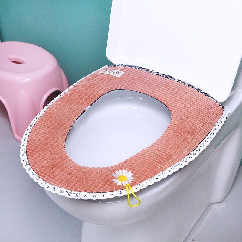 

Маленький коврик для унитаза в стиле «Ромашковый сад» с ручкой, длинноволокнистый хлопок, водонепроницаемый, моющийся, кольцо для унитаза, большой универсальный чехол для унитаза, самоклеящийся чехол для унитаза 1 piece оранжевый