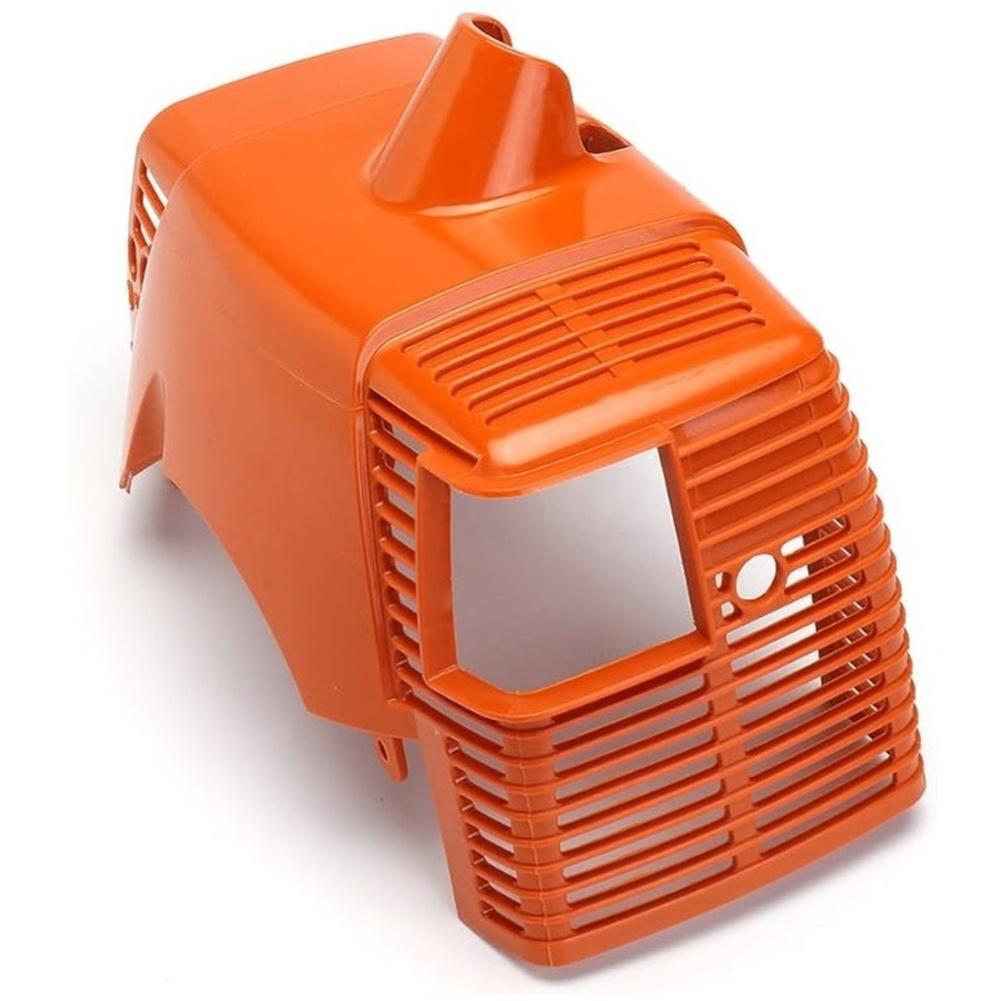 Cylinder Head Cover Replacement Compatible with FS120 FS200 FS250 For Chainsaw Trimmer Plastic Orange 20x11x13cm