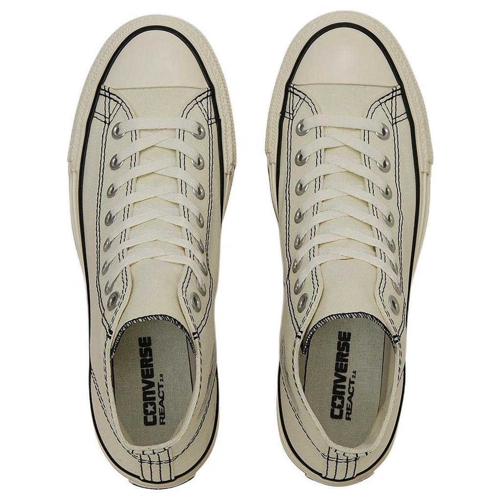 Converse All Star Lifted Overtape St Hi Comfortable Versatile Durable High-Top Canvas Shoes Unisex Sneakers White 31313951