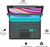 Redmi Pad Pro 12.1 Case: Backlit Bluetooth Keyboard with Pen Slot for Xiaomi PocoPad