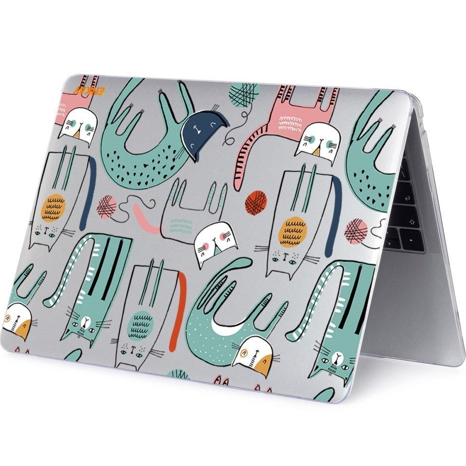 ENKAY HardShell case for MacBook Air 13 A2337 M1 A2179 A1932, Slim Cats