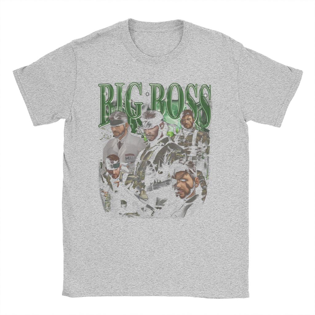2026 Big Boss MGS3 Snake Men Women T Shirts Metal Gear Solid 3 Vintage Tees Short Sleeve O Neck TShirts  Graphic Clothing