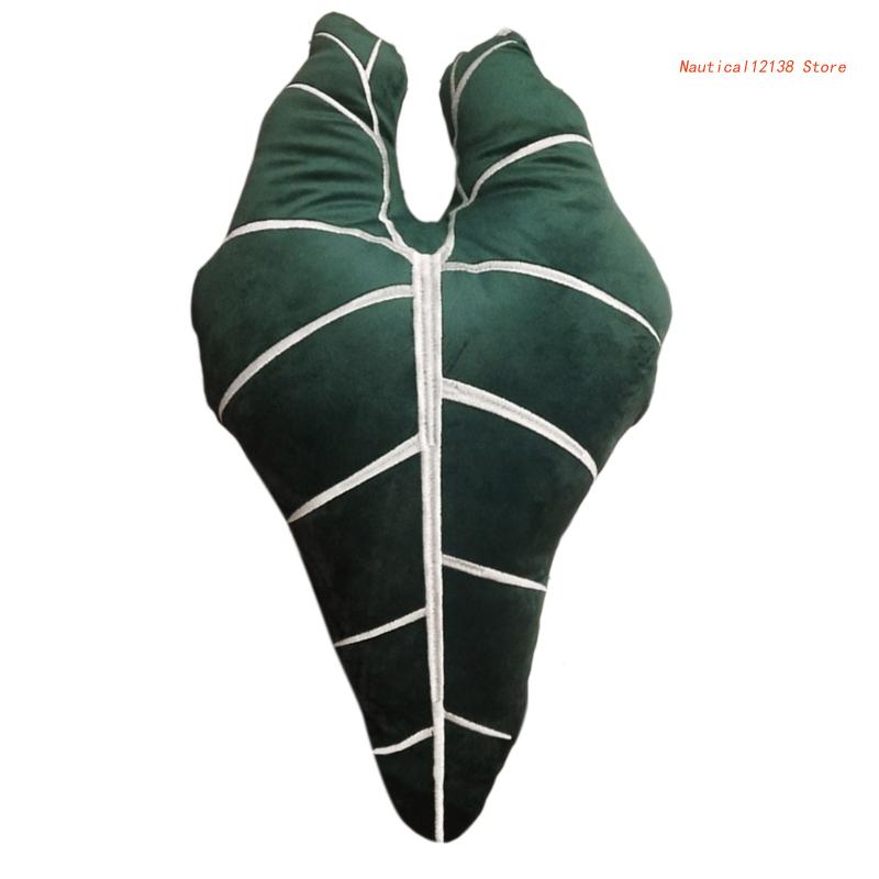 

Подушка с зеленым листом, декоративная подушка с зелеными растениями, украшения для дома, спальни, гостиной, украшения 55KF