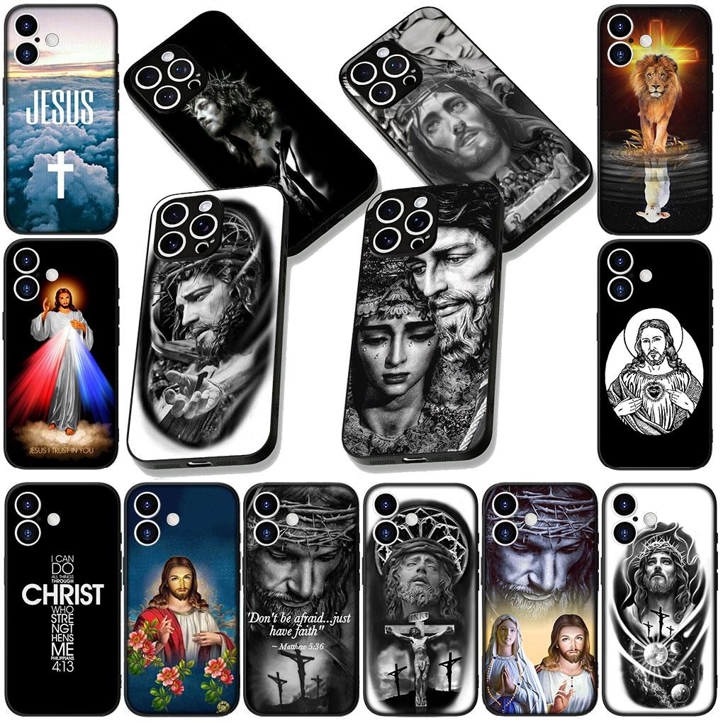 Phone Cover for Xiaomi Redmi 15 9A 9C NFC 7A 9T Note 9 8 7 8T 15c A5 Casing Case God Jesus Christian Jehovah Cross Christ