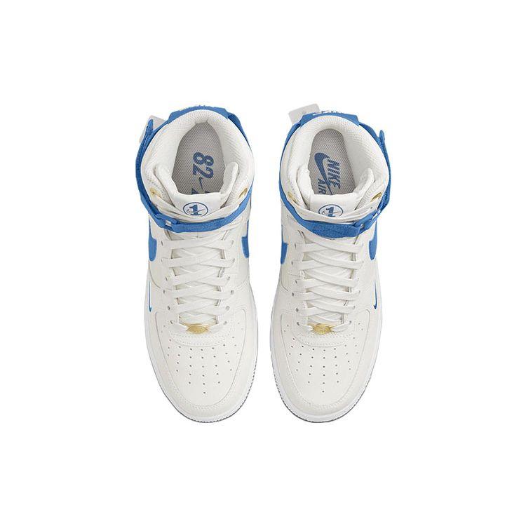 Nike Air Force 1 High SE 40. výročie - Sail Blue Jay Dámske tenisky Krémovo biela Metalická zlatá DQ7584-100