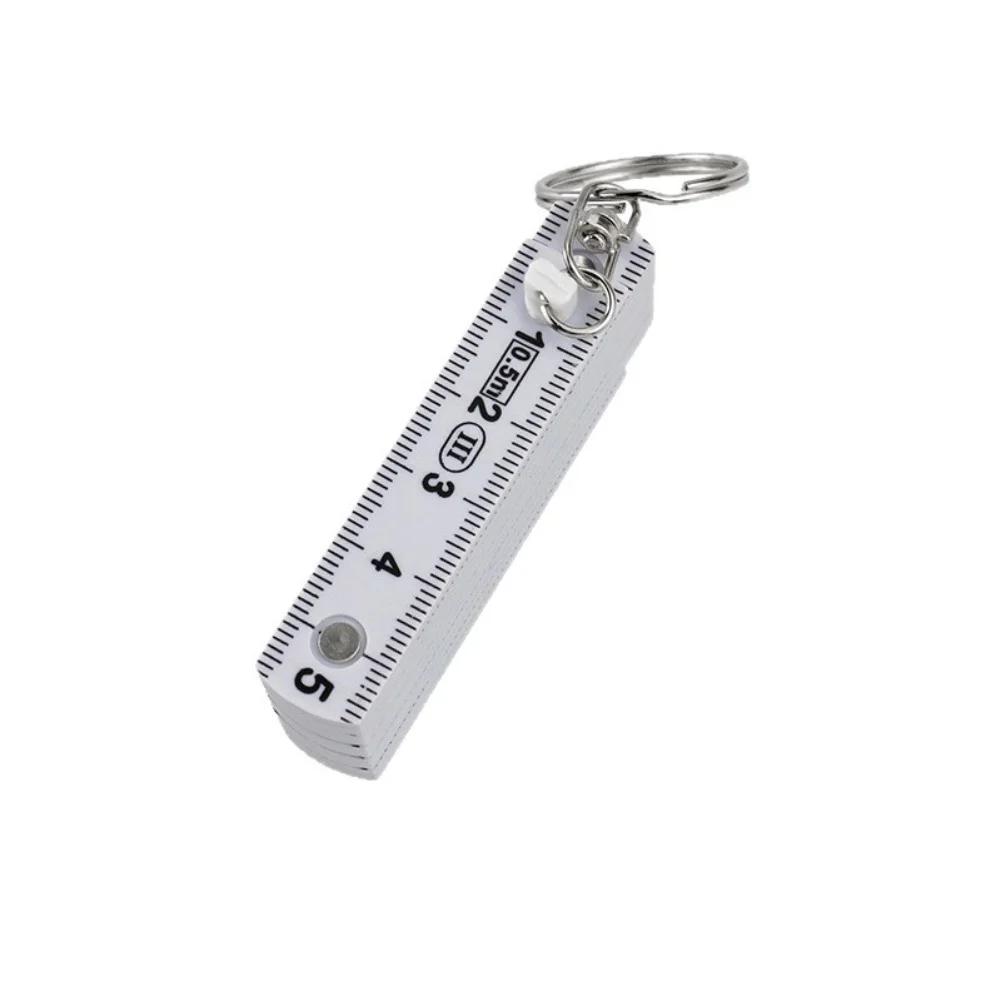 Compact Ruler Portable Measuring Tool Multiple Color Choices Versatile Measuring Tool For Home Improvement Carpenter Yellow