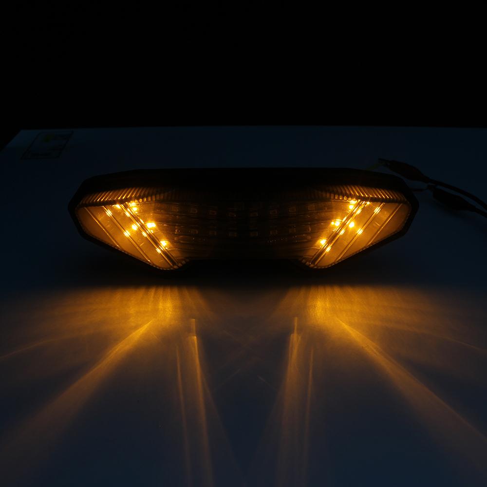 Smoked LED Tail Brake Light Turn Signal Lamp For Yamaha FZ09 MT09 FJ09 FZ10 MT10