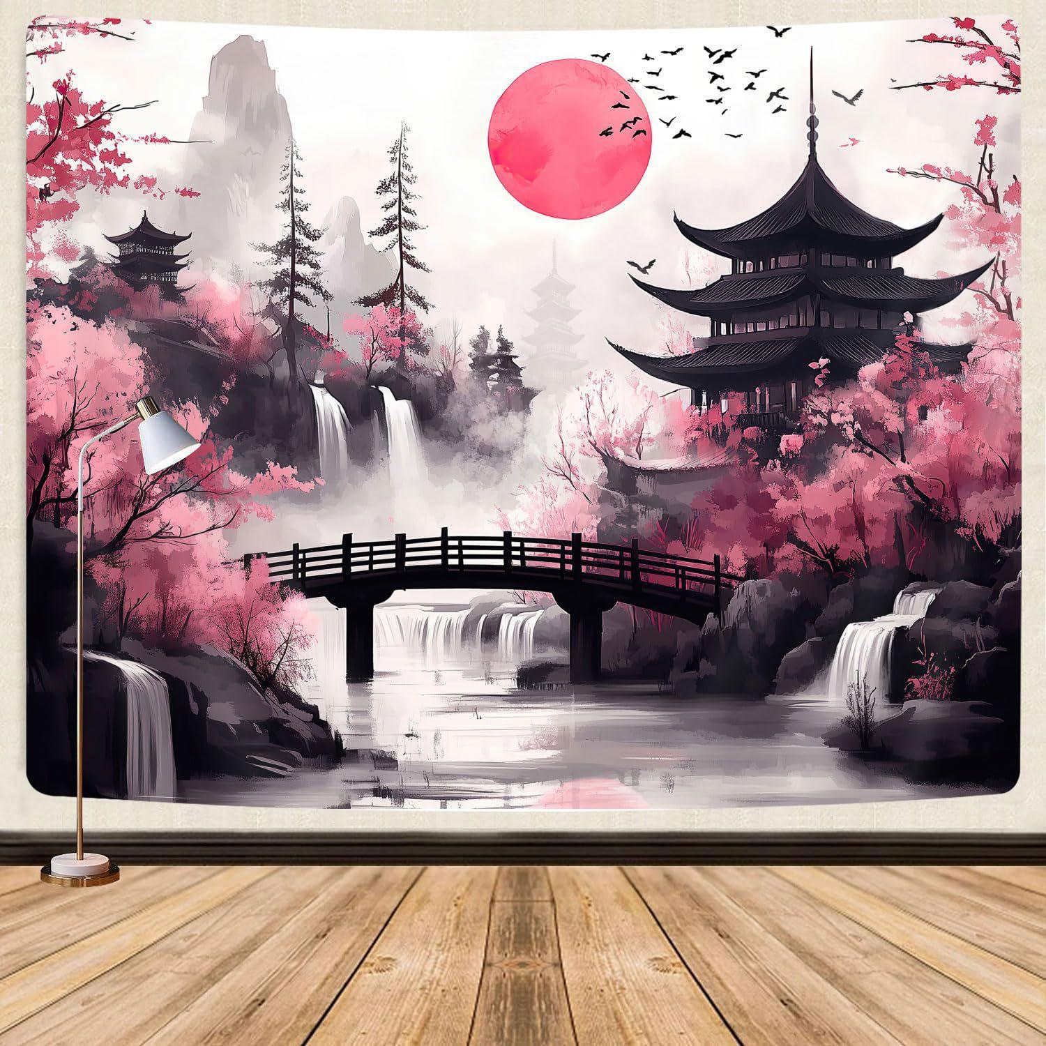 Anime Samurai tapestry 75x100 чёрный