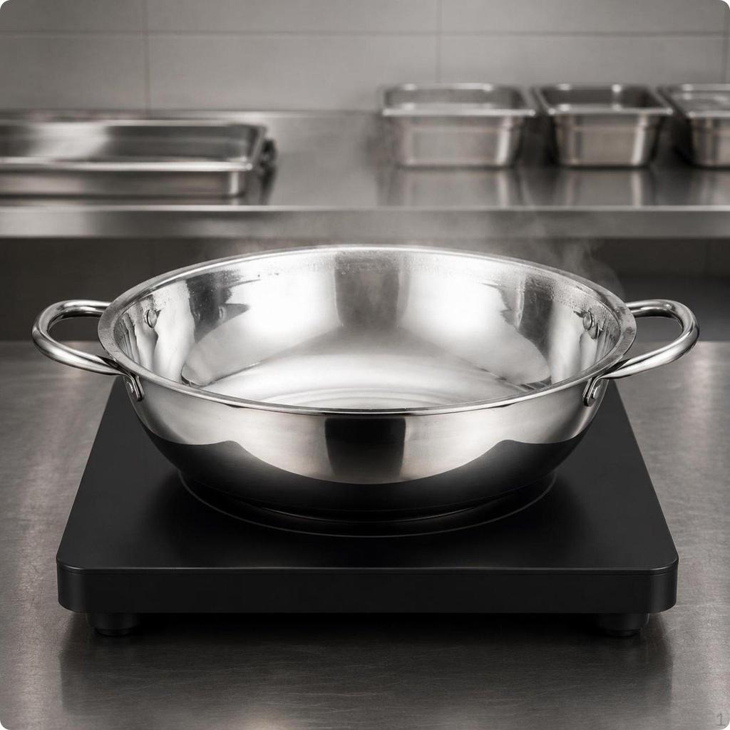 TwoFlavor Pot Thickened Split Large Capacity for Restaurant Owners, Dining Table 28CM