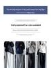 Women's White and Gray Wide-Leg Fleece Sweatpants with Three Stripes - Autumn/Winter Collection