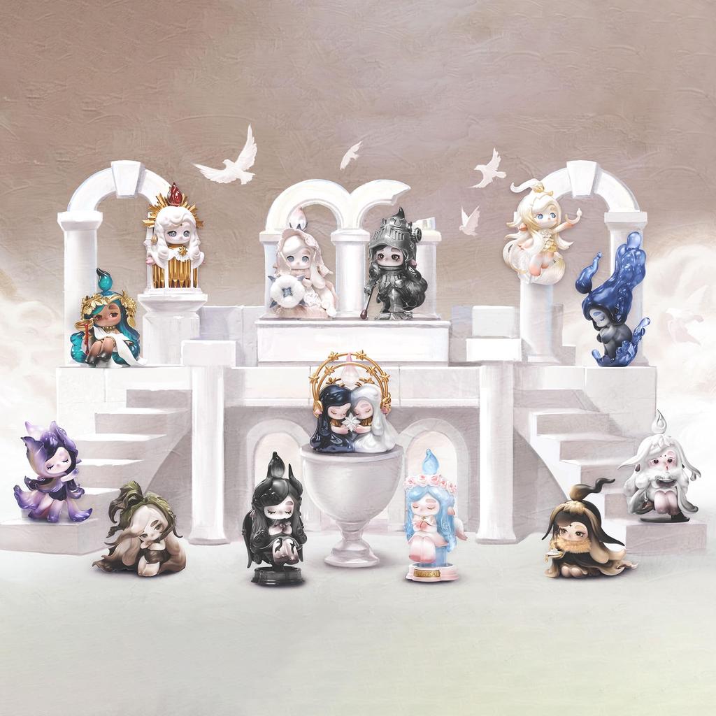 POP MART CHAKA Candle Whisper Series Box of Pop Mart Gachapon Blind Box Plastic Premium PVC Soft Original Birthday Gifts [Assorted 12] Figures,