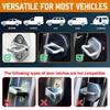 Heavy Duty Metal Door Step for Car Roof Loading 7 Leveling Height Adjustment easy installs Car Door Step for Vehicles