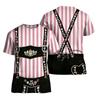 Herren T-Shirt mit kurzen Ärmeln und Retro Festival Print, lockere Passform, lässiges Sommer Top