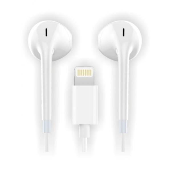 Casque - earTECH - HIP - Blanc - Lightning - Ergonomique avec Microphone