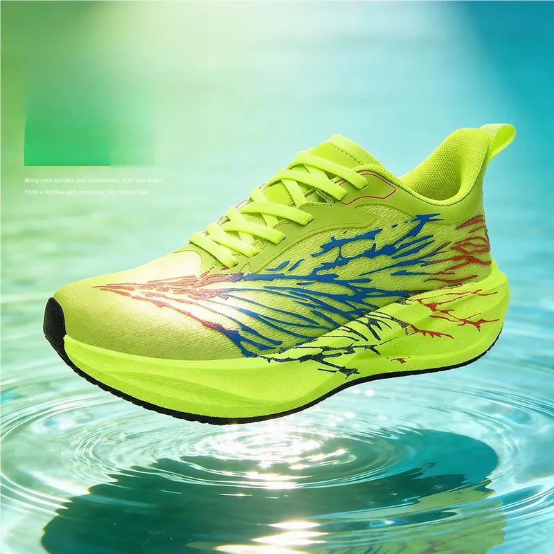 Men's breathable outdoor racing running shoes spring summer soft-sole anti-slip casual sneakers students light speed sports shoe