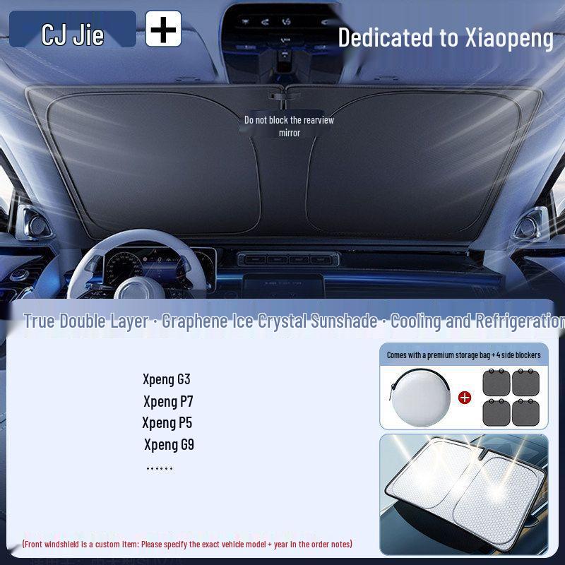 Car Windshield Sunshade Umbrella - Heat and Sun Blocker Visor Cover