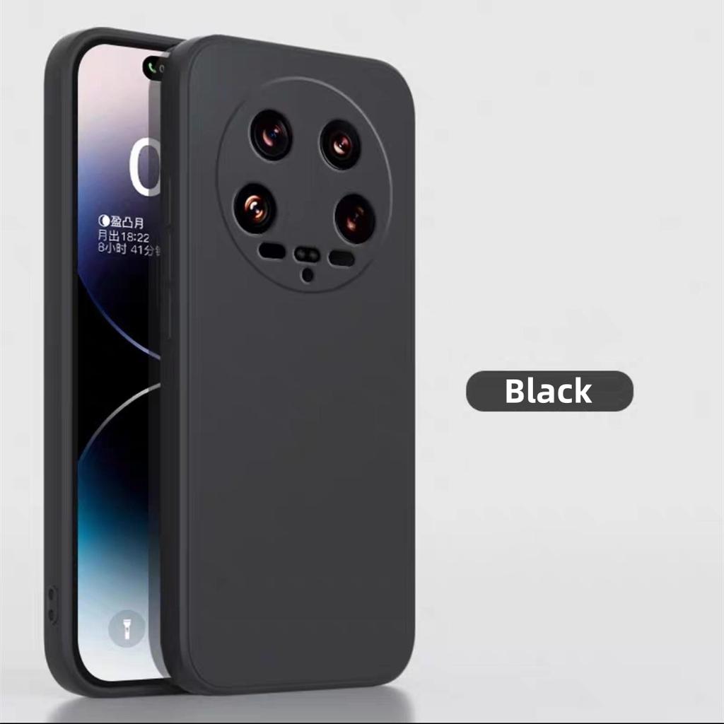 For Xiaomi 14 Ultra Liquid Silicone Case Xiaomi 14 Ultra Cover Funda Coque Soft Camera Protector Back Bumper For Xiaomi 14 Ultra