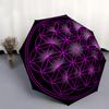 Flower of Life Mandala Art Print - Sacred Geometry DecorUmbrella, Portable 3-Fold Umbrella for Men & Women,Christmas Gift ES70