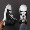 High Top Skateboarding Shoes for Men Women 2025 Spring Men's Sneakers  Comfortable Unisex Leather Sneakers Size 35-47