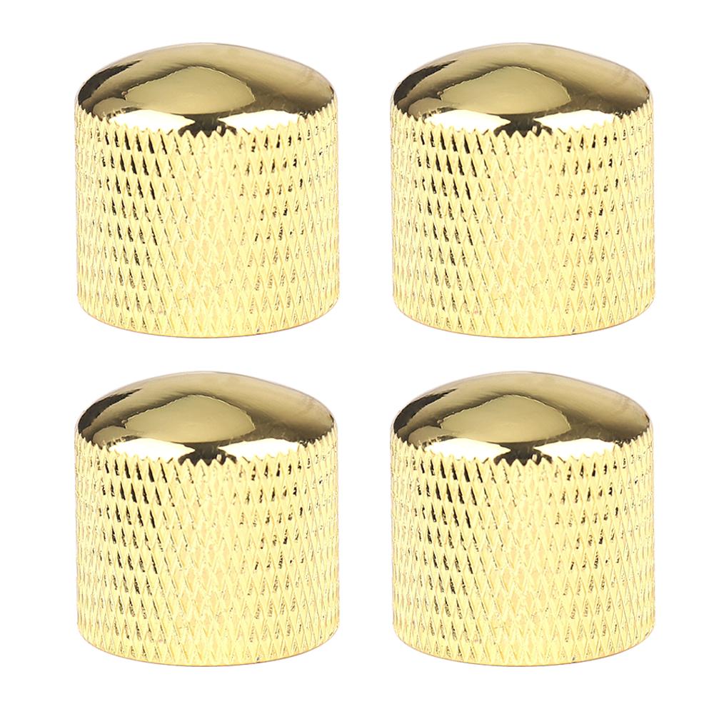 3pcs/4pcs Metal/Plastic 6mm Dome/Flat top Tone Guitar Volume Tone Knobs Potentiometer Control Knobs For Electric Guitar Bass
