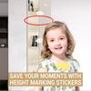 Kids Height Ruler Acrylic Height Measuring Stickers Baby Growth Chart Wall Stickers