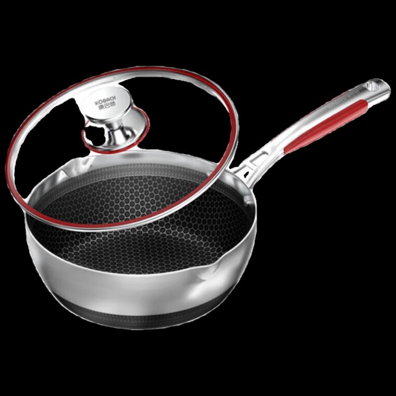 KOBACH German-Style 316 Stainless Steel Wok Pan 28cm