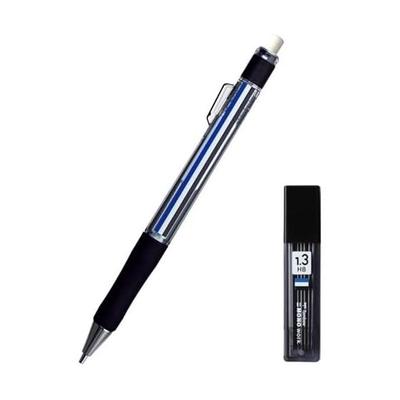 Tombow Pencil Mark Sheet Mechanical Pencil 1.3mm Mono Work (with MONO Eraser, Lead Set) HB Thick Lead Mono Color PCB-251 1.3mm Lead Equipped MONO