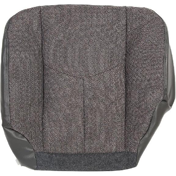 Driver Side Bottom Cloth Seat Cover, Gray Front Driver Bottom Seat Cover Fit for 2003-2007 Chevy Silverado/GMC Sierra 1500 2500 3500 HD