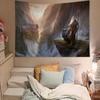 Adventure Film LLords Rings Tapestry Art Printing Japanese Wall Tapestry Anime Wall Hanging Home Decor