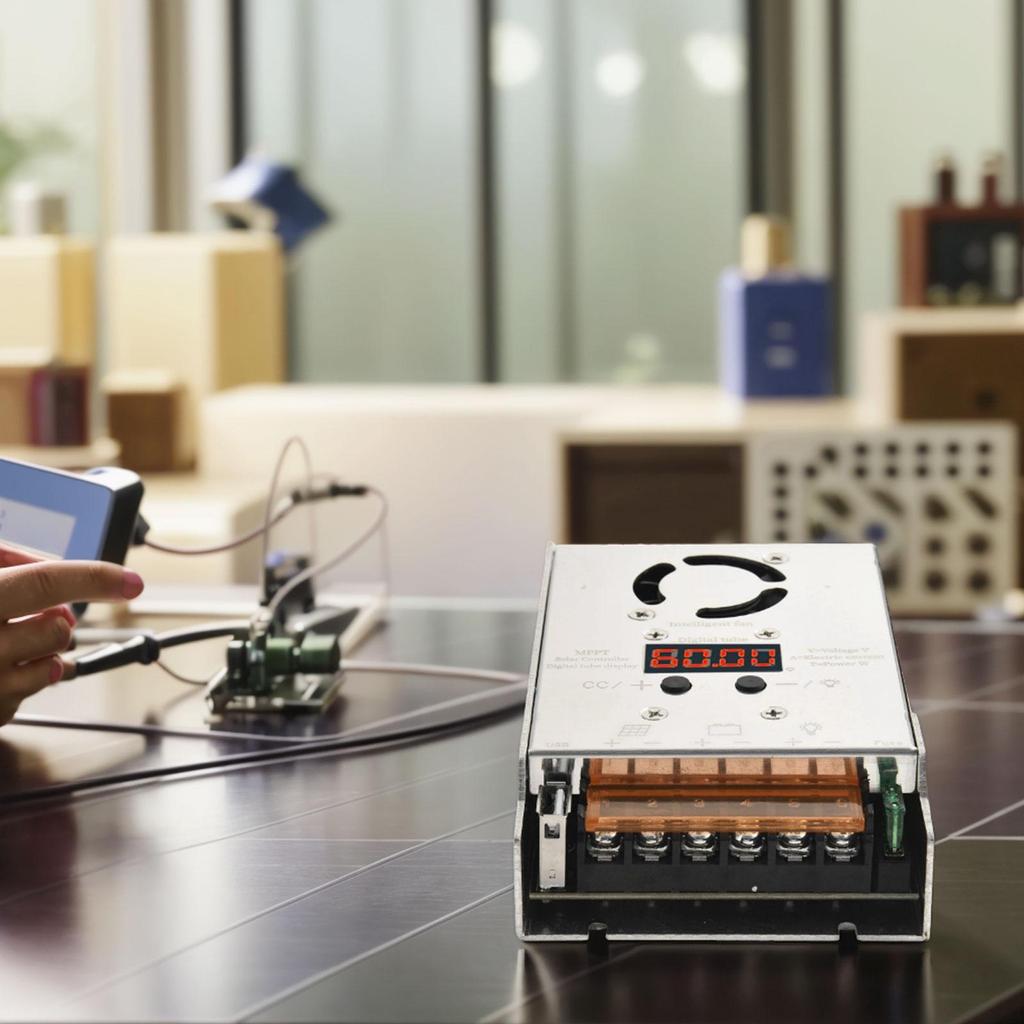 Intelligent MPPT Solar Controller for Efficient Charging of Lithium Batteries