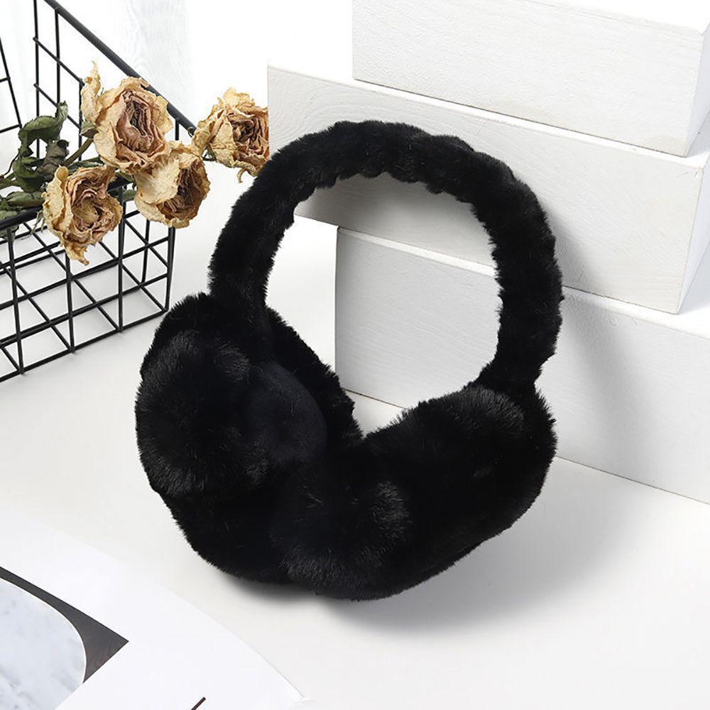 Skiing Female Outdoor Earflap Keep Warmer Adult Earcap Plush Earmuffs Ear Warmers Folding Ear Cover