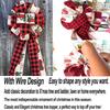 Beautiful Bowknot Ornament Stylish Tree Trimming Enhances Festival Home Decors for Tree Wreaths Holiday Party Decoration