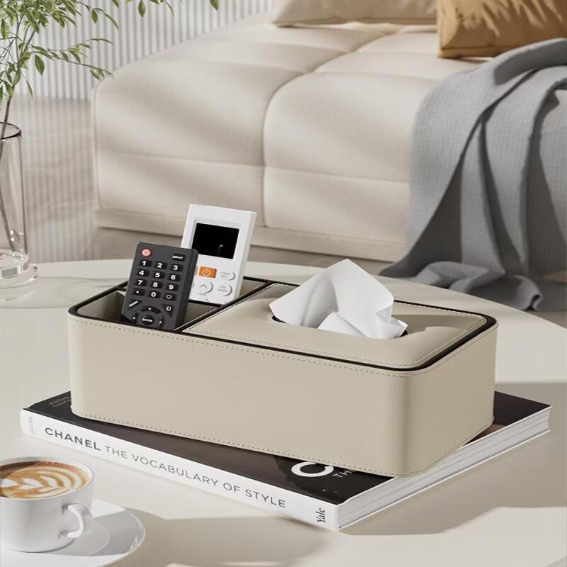 Yuzhuxun Desktop Tissue Box with Organizer